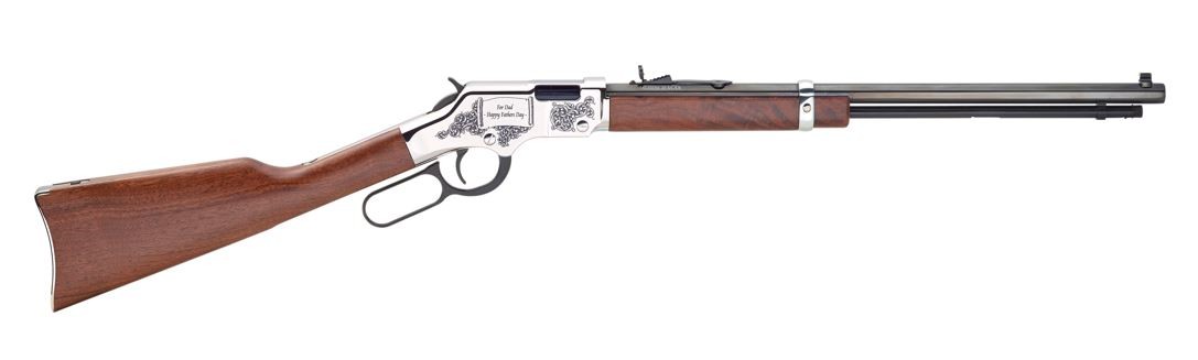 HENRY GOLDEN BOY SILVER FATHER'S DAY EDITION .22 S/L/LR 16RD 20IN BARREL H004SFD - Win Repeating Arms Promotion